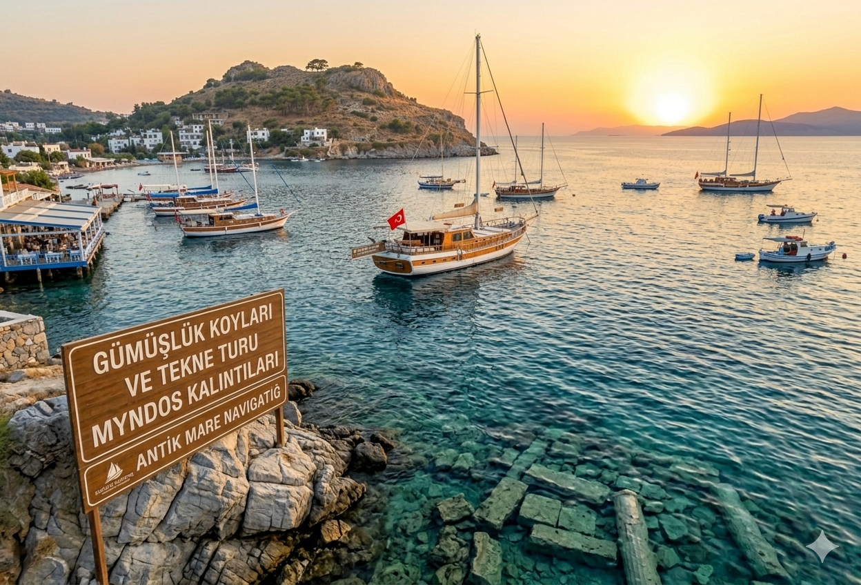 Bodrum Gümüşlük Günübirlik Tekne Turu